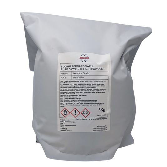 Sodium Percarbonate - Pure High Quality Oxygen Bleach - Deck Cleaner - Laundry