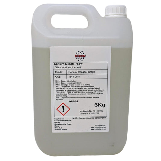 Sodium Silicate Solution 75Tw - Waterglass - Concrete sealer, Adhesive, Automotive gasket sealant
