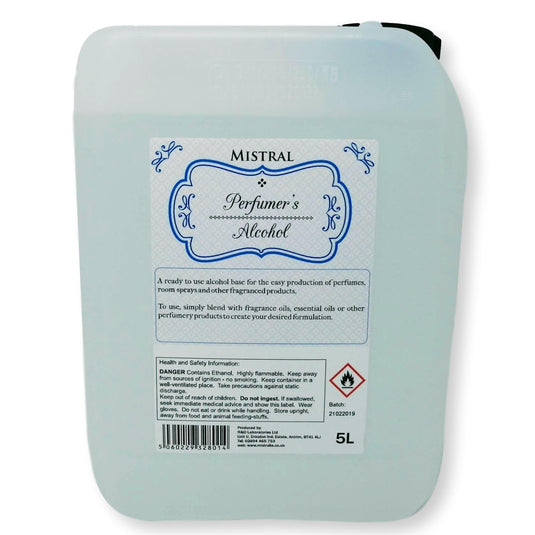 Perfumers Alcohol - Base for blending fragrance oils to make perfumes and colognes