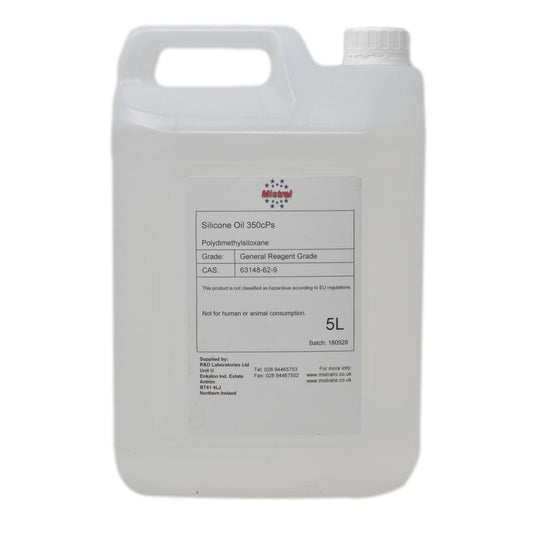 Silicone Oil 350 cPs (Polydimethylsiloxane PDMS) Lubricant / Oil Bath / Release Agent / Treadmill Oil