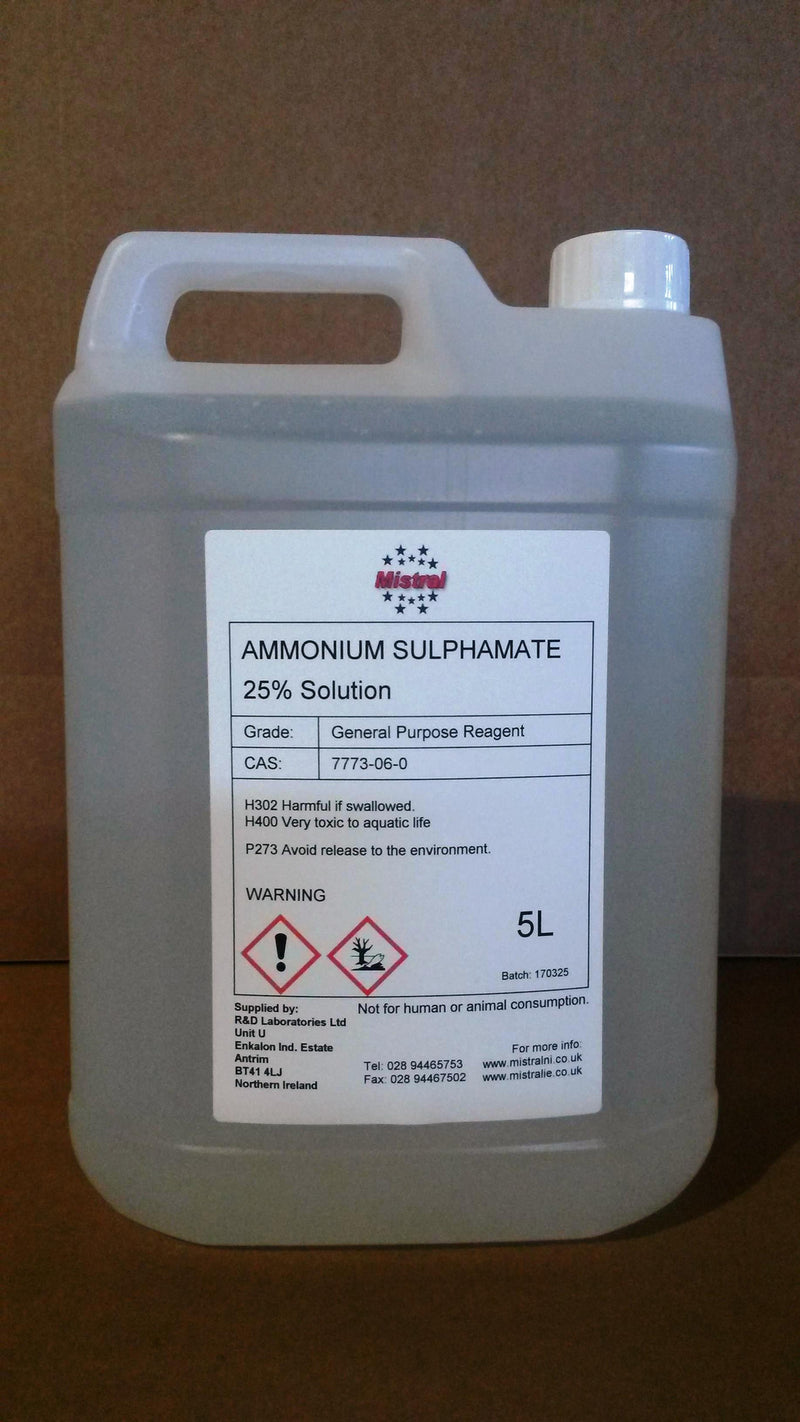 Load image into Gallery viewer, Ammonium Sulphamate 25% Solution  - Liquid Ammonium sulfamate - Compost Accelerator, Flame retardant
