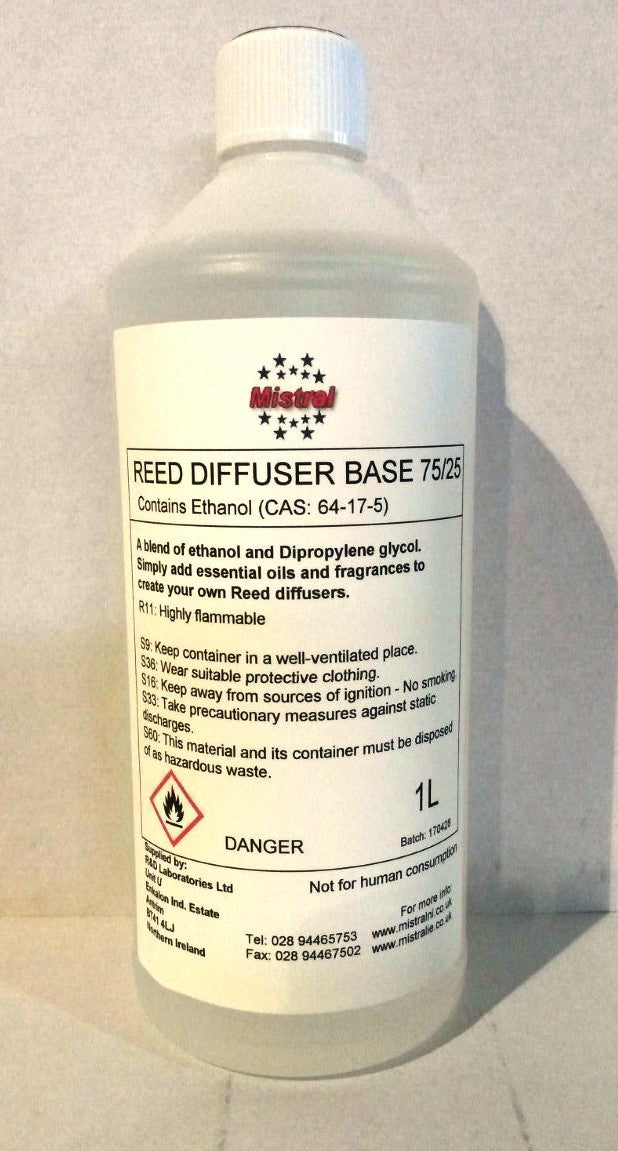 Load image into Gallery viewer, Reed Diffuser Base - Mistral RDB7525 (25% ethanol 75% DPG)
