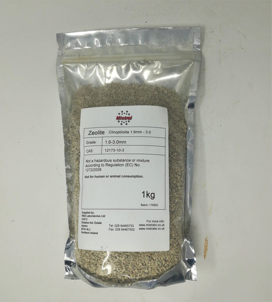 Zeolite - Natural Clinoptilolite 1.6-3mm - Land Remediation & Water Treatment - Ponds & Aquariums