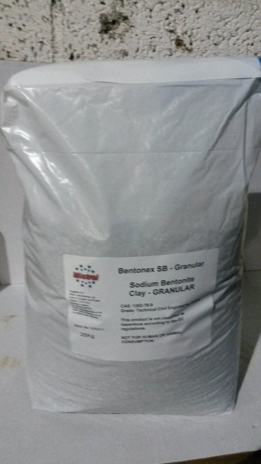 Sodium Bentonite Clay Granular - Civil Engineering Grade - Pond / Lake Sealer