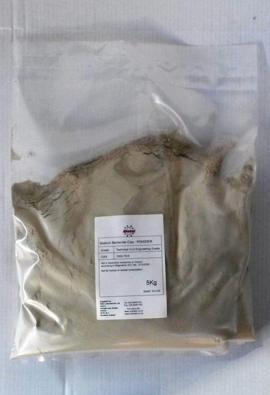 Natural Sodium Bentonite Clay Powder - Bentonex WS - Cosmetic Grade