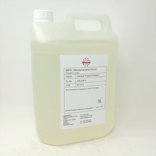 Propylene Glycol / MPG  - Coolant, Antifreeze, De-icer, Heat transfer fluid