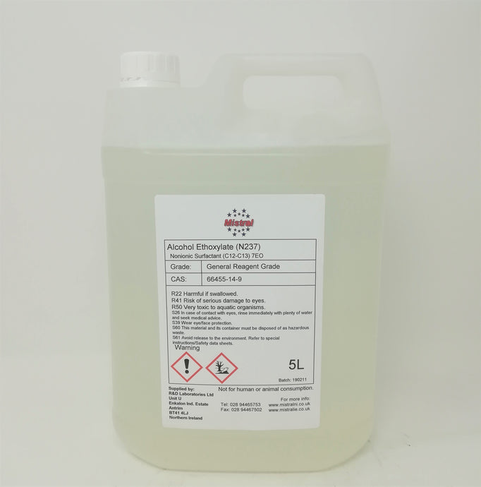 Fatty Alcohol Ethoxylate - Nonionic surfactant - C12-13 7EO (N237)