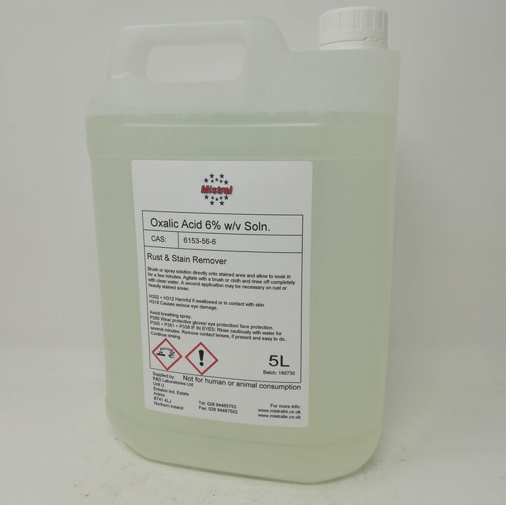 Buy Oxalic acid 6 solution UK Rust Scale Stain Remover Wood bleach