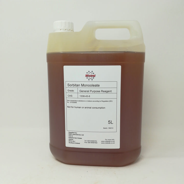 Buy Sorbitan Mono Oleate online UK Ireland -Emulsifier / wetting agent ...