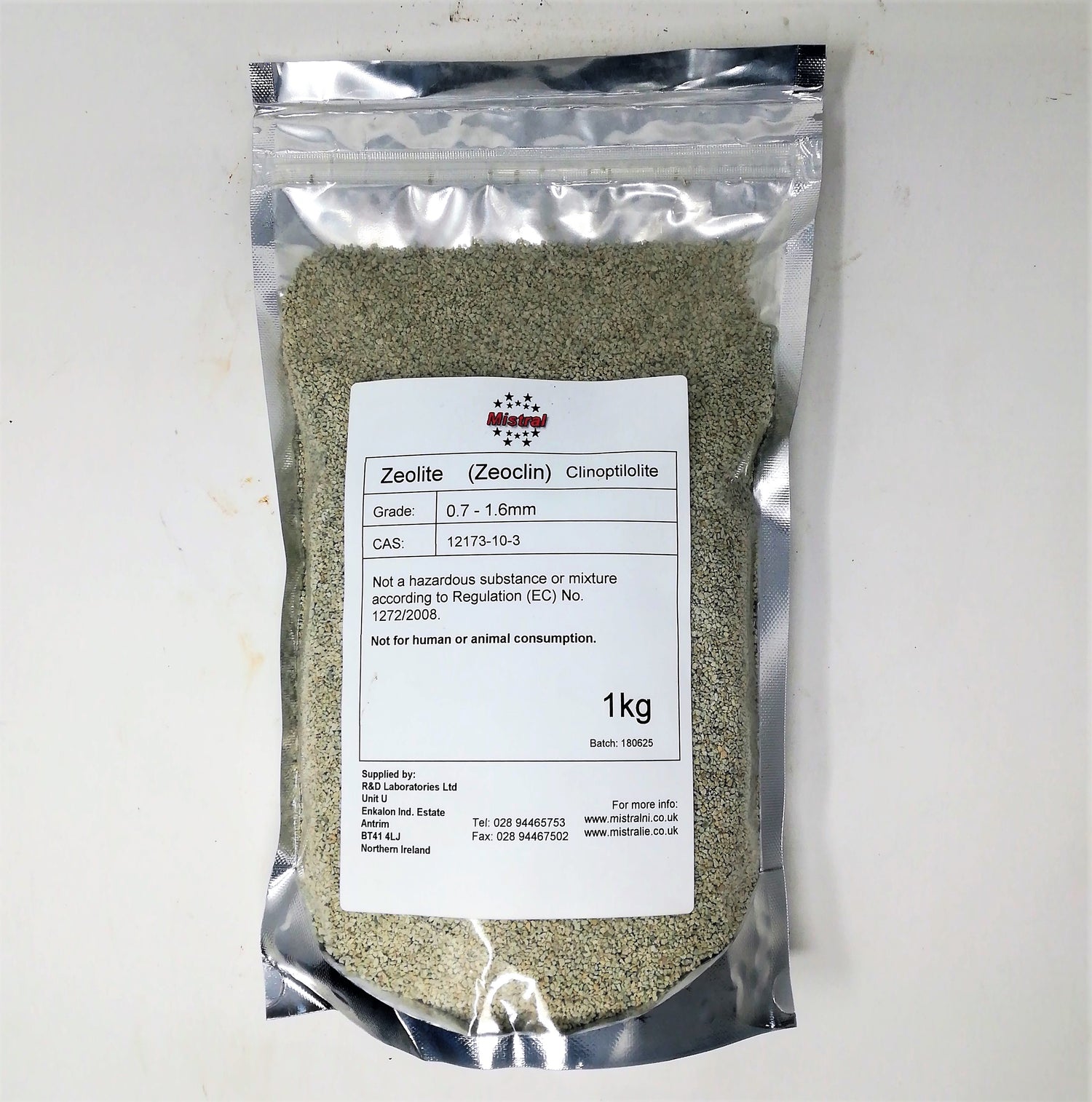 Buy Zeolite 0.71.6mm Clinoptilolite UK & Ireland Land remediation